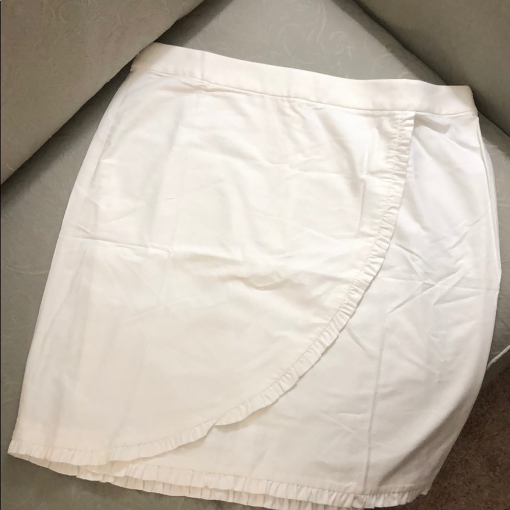 J.Crew Ruffle Fitted Skirt